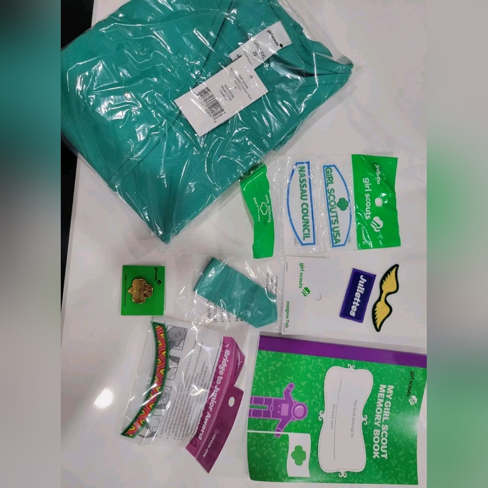 Girl scout vest with patches